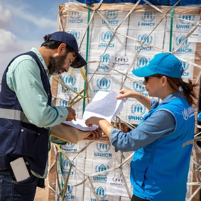 Libya. UNHCR airlift brings emergency relief aid to flood-affected